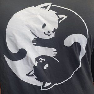 Cats Ying Yang Tshirt
